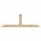 Ekena Millwork Portland Rough Sawn Timber Gable Bracket, Douglas Fir, 96"W x 32"H x 6"D x 6"F, 8/12 Pitch GBW096X32X0606POR00RDF - alternate 1